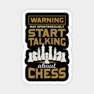 Funny Chess Game Player Gift Magnet