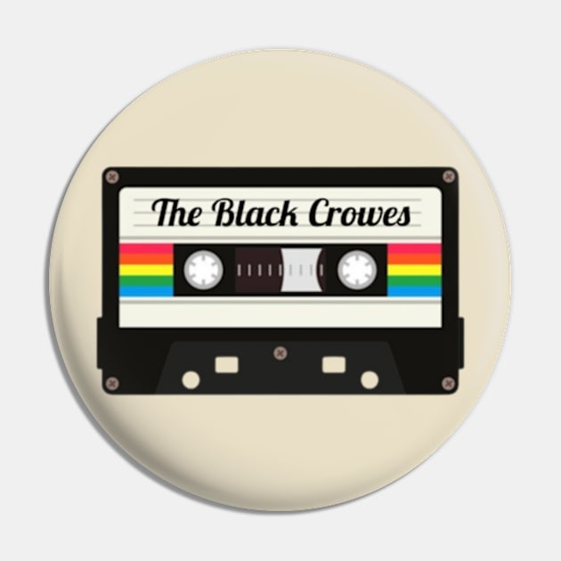 The Black Crowes / Cassette Tape Style Pin by GengluStore