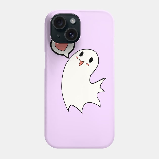 Heart Ghost Phone Case by Vxolence