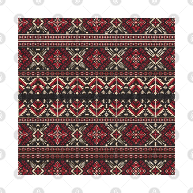 Ethnic Slavic pixel carpet texture #1 by GreekTavern