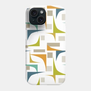 Colorful Geometric Corners Mid Century Pattern Phone Case