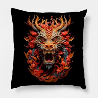 Chinese Dragon. 2024 year of the dragon. Pillow