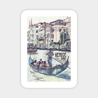 Venice Italy Vintage style poster Magnet