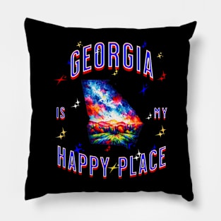 Georgia is my Happy Place Pillow