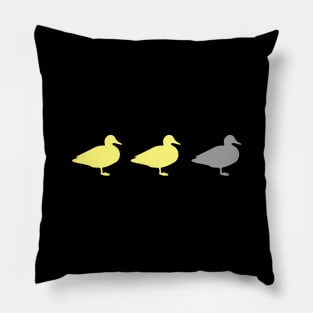 Duck duck gray Pillow