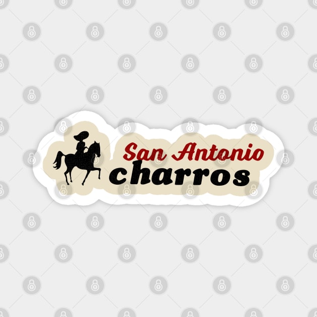 Defunct San Antonio Charros AFA Football 1977 Magnet by LocalZonly