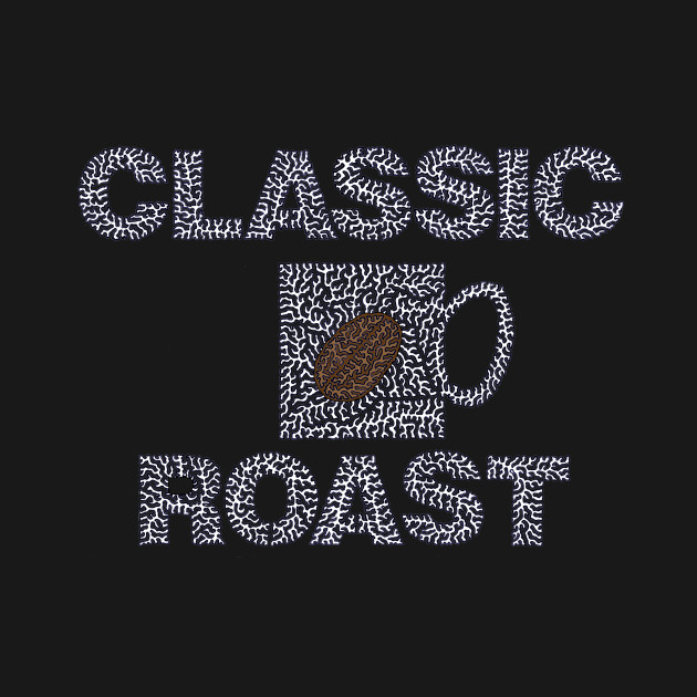 Discover Classic Roast - Typographic Art - T-Shirt