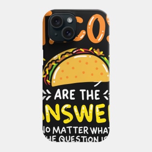 Tacos Lovers Shirt Mexican Burrito Phone Case