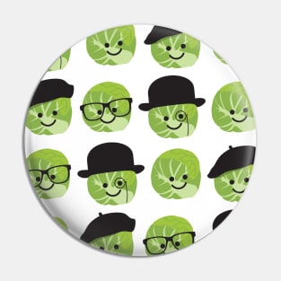 Brussels Sprout Crew Pin