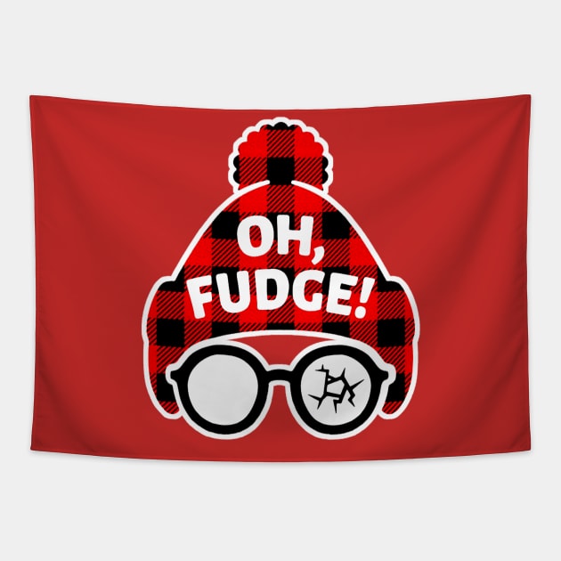 Oh Fudge A Christmas Story Tapestry by Alema Art