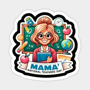 Super Mom Teacher Magnet