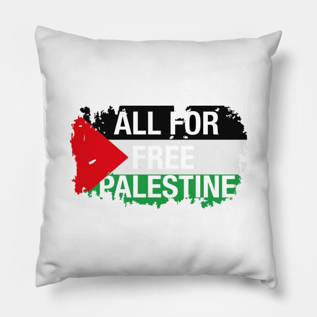 Free Palestine Pillow by brewok123