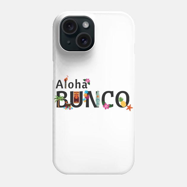 Aloha Bunco Hawaii Dice Game Phone Case by MalibuSun