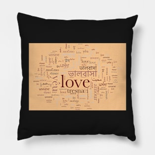 The language of love Pillow