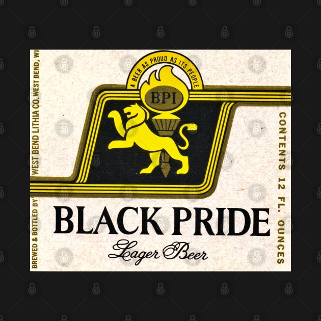 1960s Black Pride Lager Beer - A Beer as Proud As Its People by EphemeraKiosk