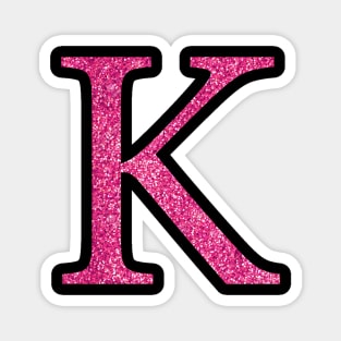 Pink K Magnet