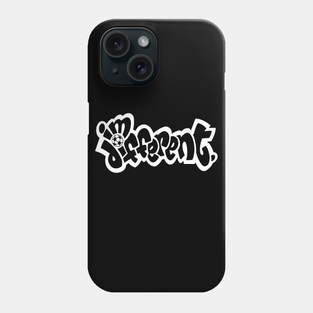 I’m different. (Soccer) Phone Case by ericjueillustrates