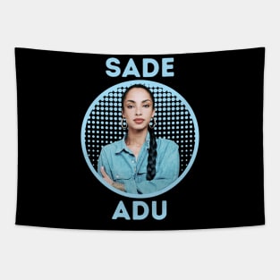 sade adu || light blue retro Tapestry