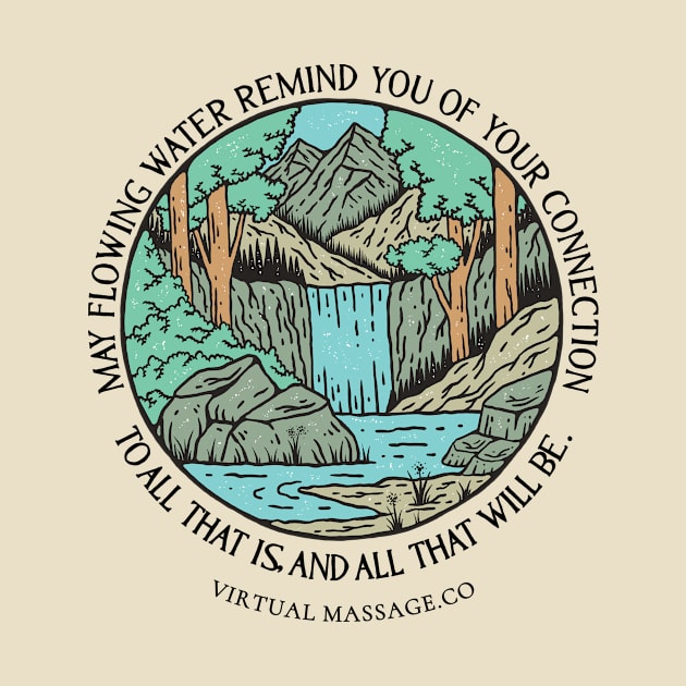 Flowing Water by Virtual Massage