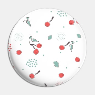 Cherry Pattern Pin