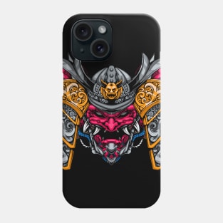 mecha samurai mask Phone Case