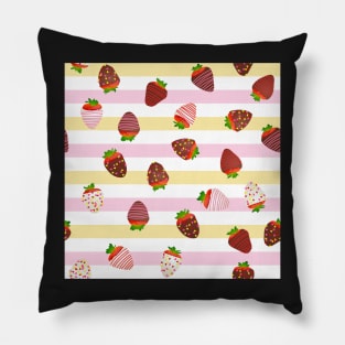 Sailor Chibi Moon Themed Strawberries Pillow