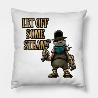 Steampunk - Let off some steam Pillow