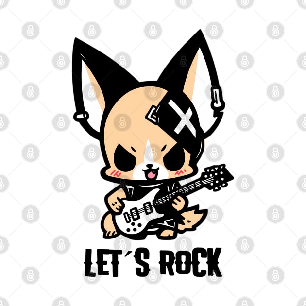 Let´s Rock // Rocker Chihuahua puppy. by ImativaDesign