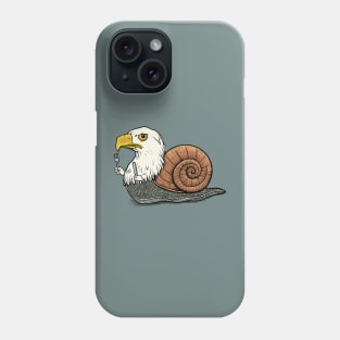 Hungry Eagle Snail Phone Case