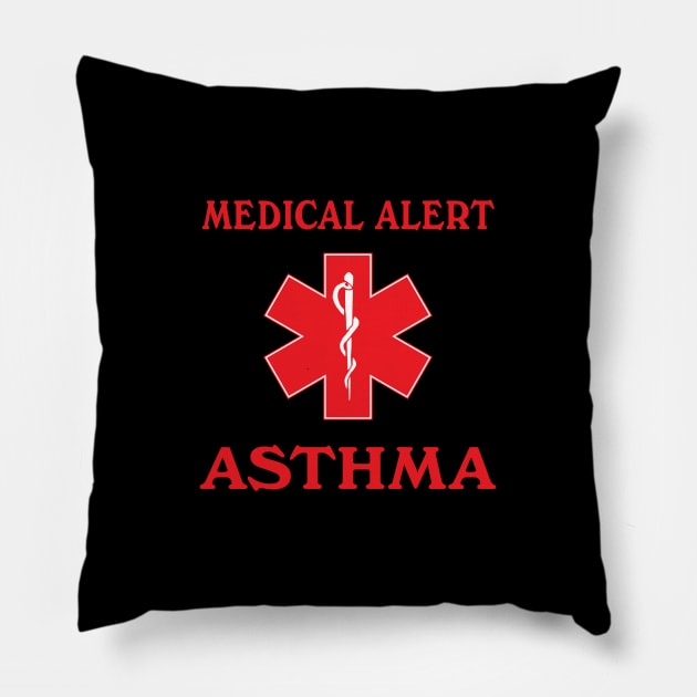 Medical Alert Asthma Pillow by Pine Hill Goods