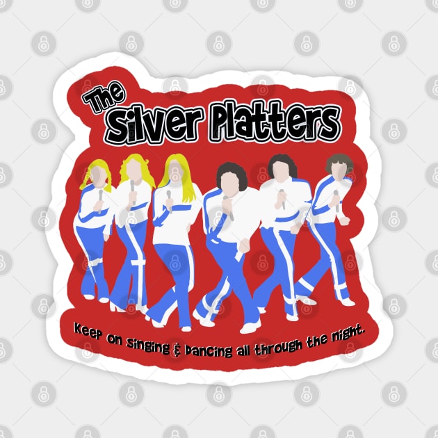 The Silver Platters Magnet by Tip-Tops