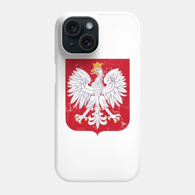 Vintage Style Poland / Polish Eagle Flag Phone Case by DankFutura