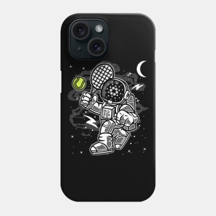 Astronaut Tennis Cardano ADA Coin To The Moon Crypto Token Cryptocurrency Blockchain Wallet Birthday Gift For Men Women Kids Phone Case