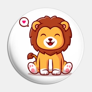 Cute Kawaii Lion Pin