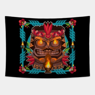 Tiki Hawaiano Tapestry