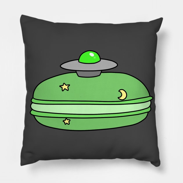 UFO Macaroon Pillow by saradaboru