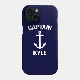 Nautical Captain Kyle Personalized Boat Anchor Phone Case