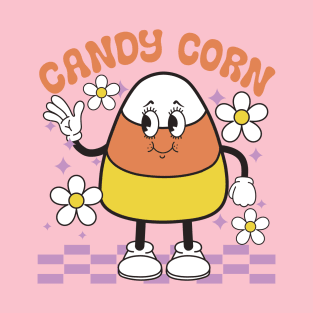 Cute Candy Corn Last Minute Halloween Costume T-Shirt