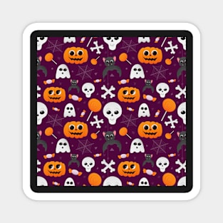 Cute halloween pattern Magnet