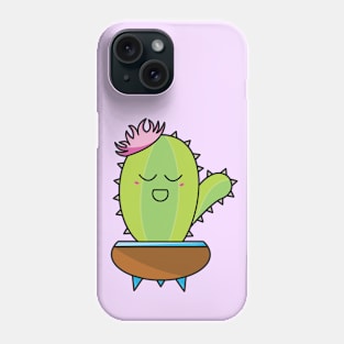 Flowered Cactus Phone Case