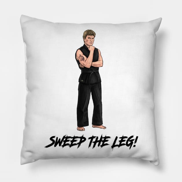 Sweep The Leg! Pillow by PreservedDragons