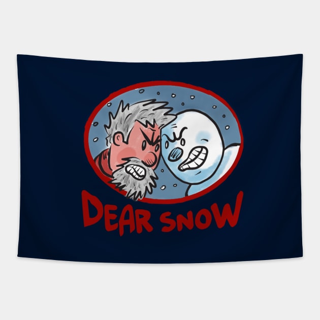 Dear Snow (Color) Tapestry by MikeBrennanAD