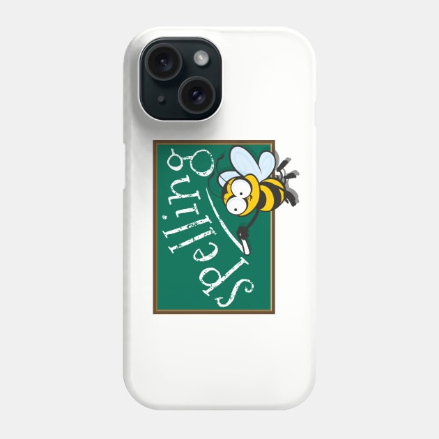 Spelling Bee Phone Case by Jamie Lee Art