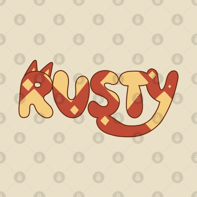 Rusty is red kelpie Dogs by KOMIKRUKII