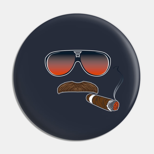 Mike Ditka Chicago Bears Cigar Pin by stayfrostybro