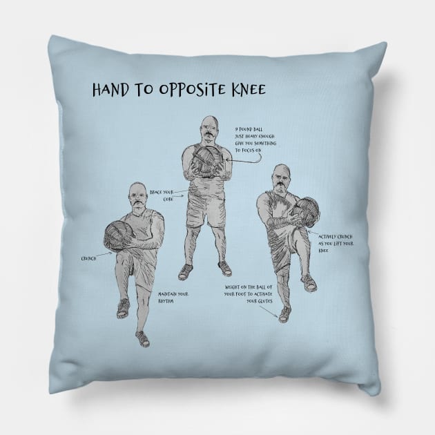 Hand to Opposite Knee Pillow by DiPEGO NOW ENTERTAiNMENT