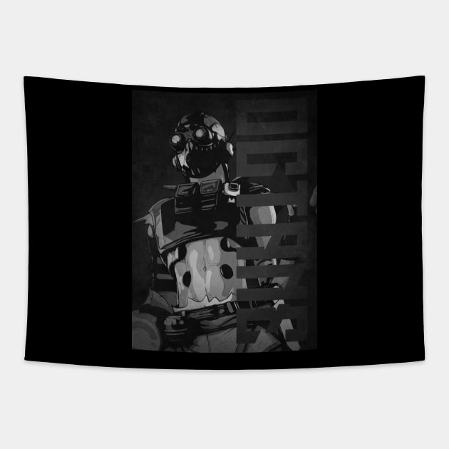 Octane BW Tapestry by Beegeedoubleyou