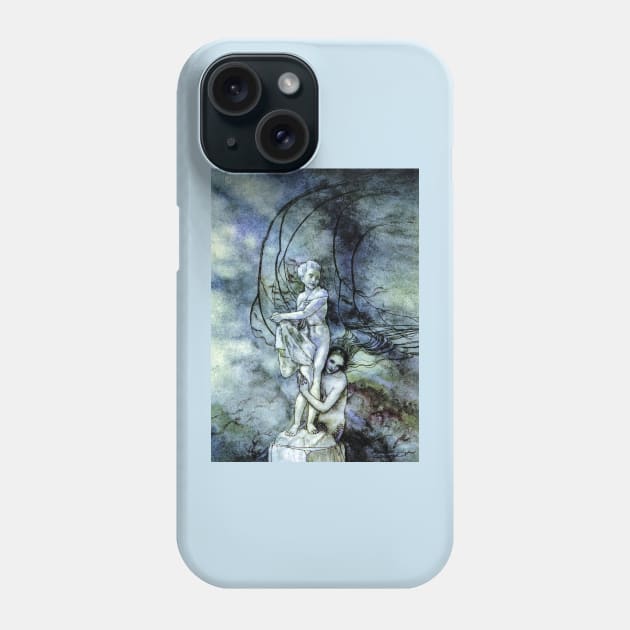 The Little Mermaid - Arthur Rackham Phone Case by forgottenbeauty