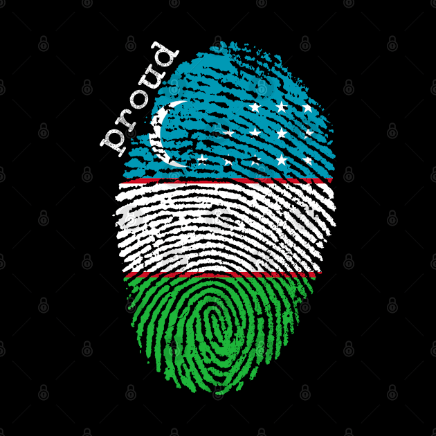 Uzbekistan flag by Shopx