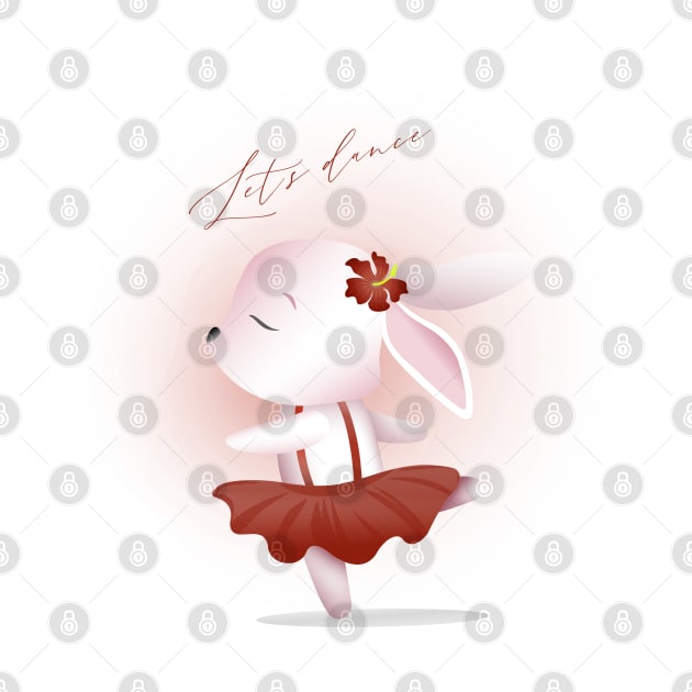 Dancing lovely bunny by Arch4Design